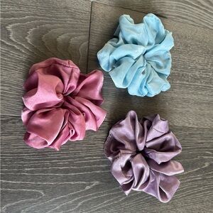 Lot of Ricki's Silky Oversized Scrunchies